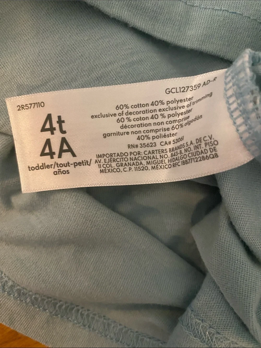 Carter's Light Blue 'Dig It' Construction Tee